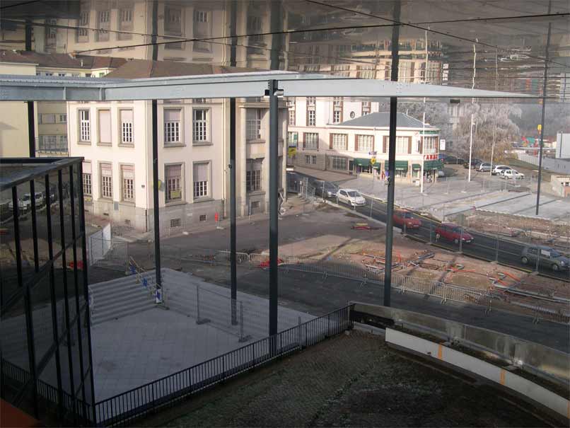 vue du toit de larc